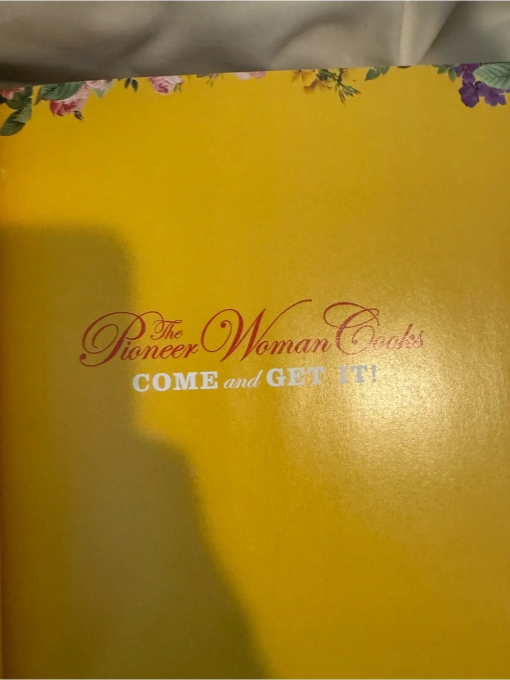 The Pioneer Woman cookbook by